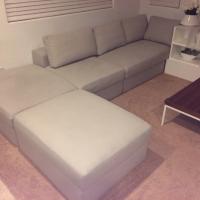 Light Grey Febric Sofa