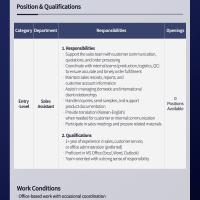 [US Pharmatech] Sales Assistant 구인
